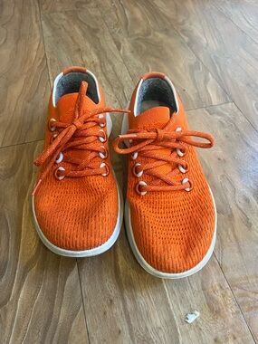 allbirds Orange Knit Athletic Sneakers women’s